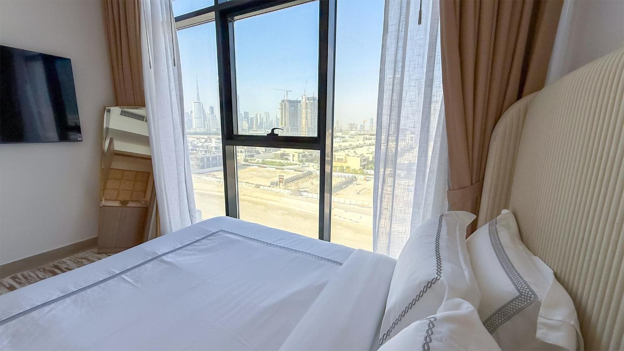 Luxurioeser Aufenthalt Mit Blick Auf Den Burj Khalifa Apartment *