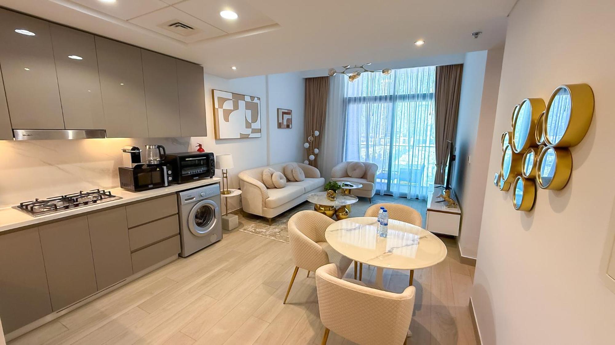 Apartment Luxurioeser Aufenthalt Mit Blick Auf Den Burj Khalifa